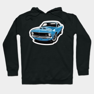 My blue Muscle Car Hoodie